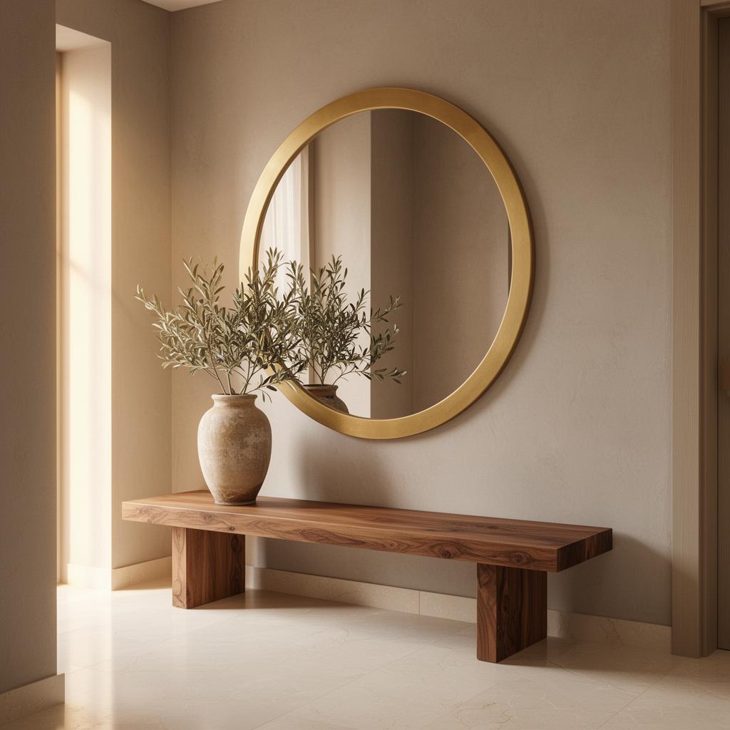 Proyecto y dirección de obra de recibidor con interiorismo elegante